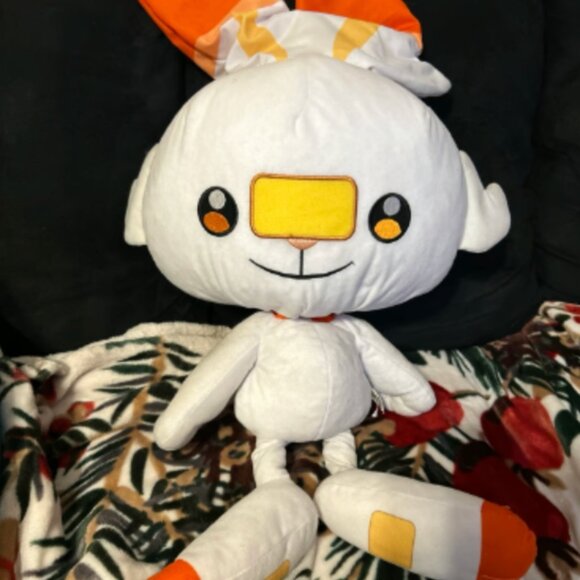 Scorbunny Jumbo 20" Foam Bead-Filled Plush - Picture 1 of 4